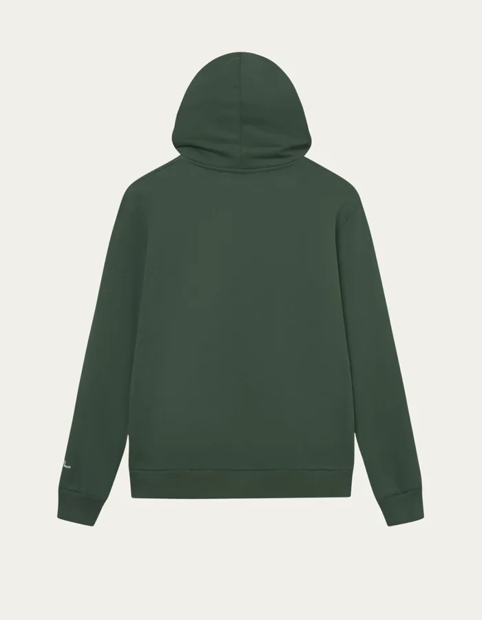 Men Les Deux HoodiesSweatshirts Yale Hoodie 8211 Duffel Bag GreenBlack