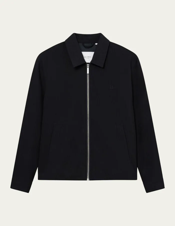 Men Les Deux JacketsCoats Como Coach Jacket 8211 Navy
