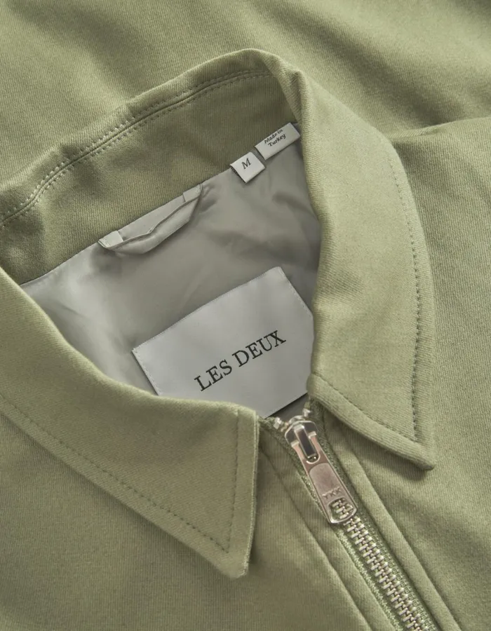 Men Les Deux JacketsCoats Como Cotton Coach Jacket 8211 Lichen Green