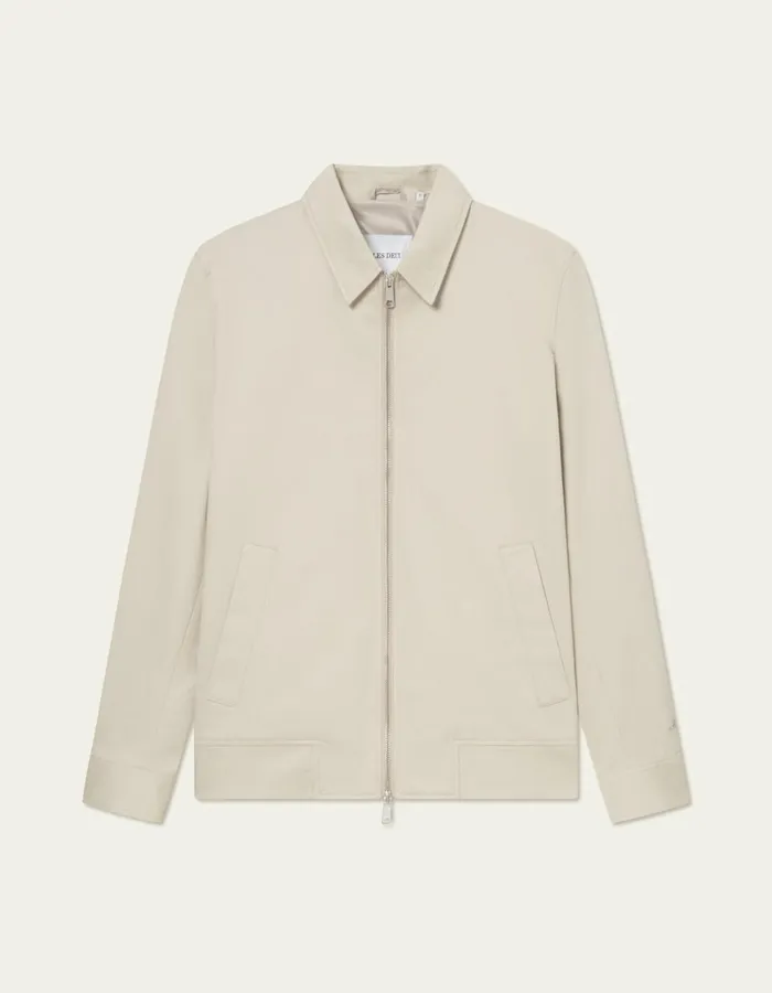 Men Les Deux JacketsCoats Como Cotton Coach Jacket 8211 Light Sand