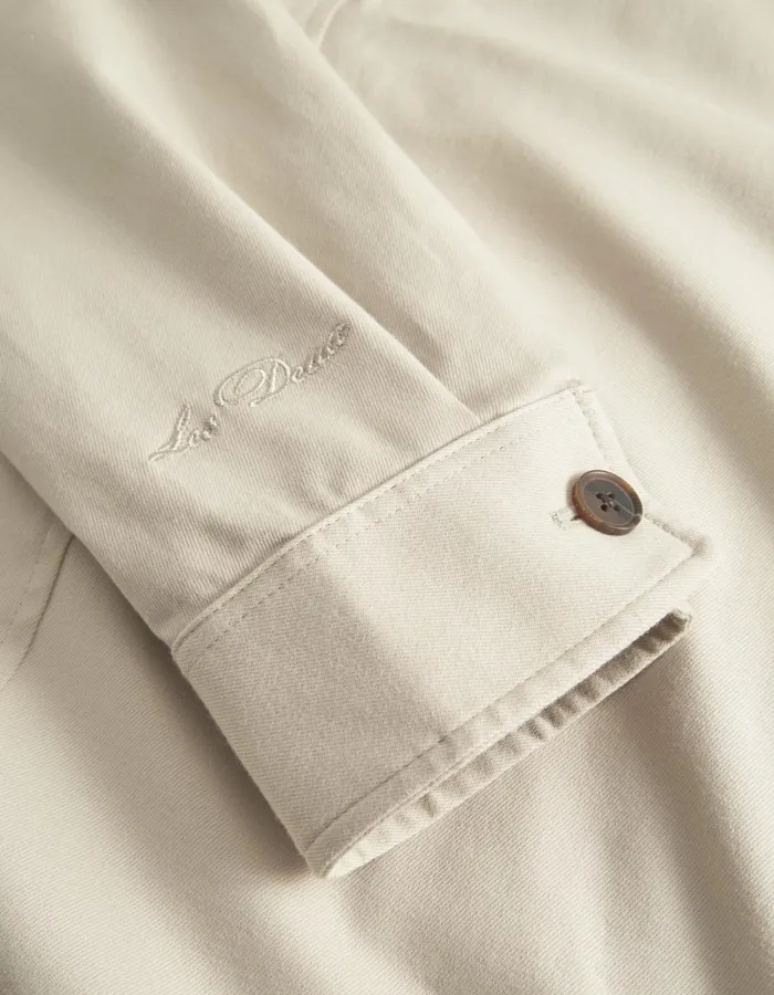 Men Les Deux JacketsCoats Como Cotton Coach Jacket 8211 Light Sand