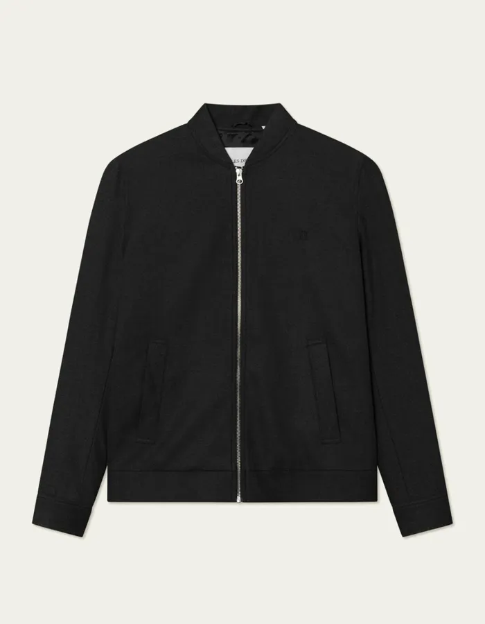 Men Les Deux JacketsCoats Como Reg Herringbone Bomber Jacket 8211 CharcoalGrey Melange Men Les Deux JacketsCoats Como Reg Herringbone Bomber Jacket 8211 CharcoalGrey Melange