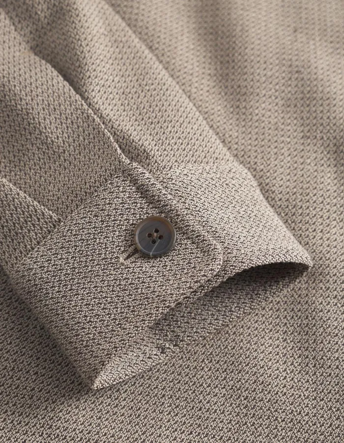 Men Les Deux JacketsCoats Como Structure Bomber Jacket 20 8211 Light Desert SandCoffee Brown