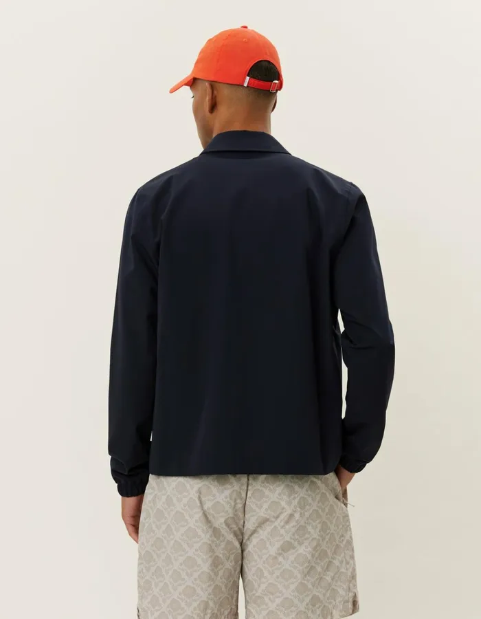 Men Les Deux JacketsCoats Idris Coach Jacket 8211 Dark Navy