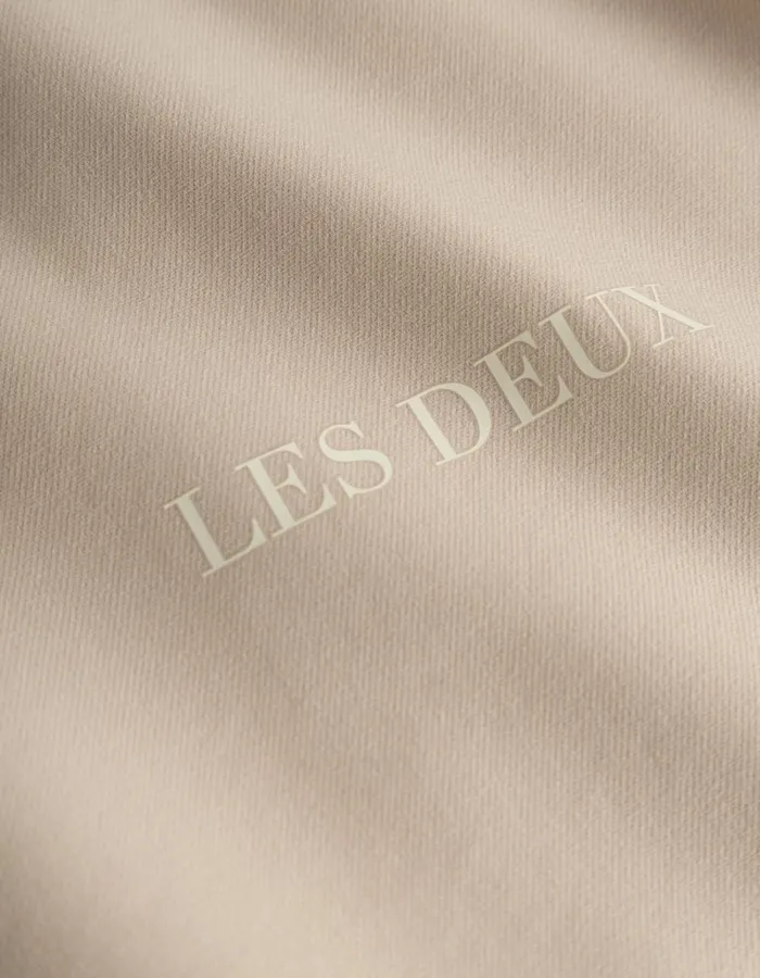 Men Les Deux JacketsCoats Idris Coach Jacket 8211 Light Desert Sand