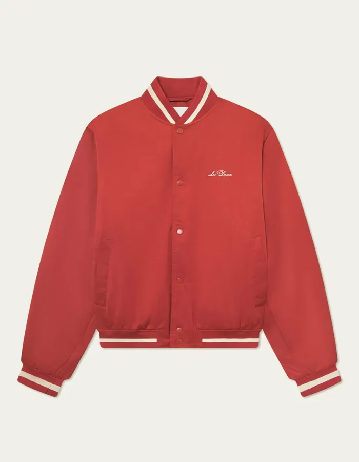 Men Les Deux JacketsCoats Les Deux Tech Varsity Jacket 8211 Bossa Nova
