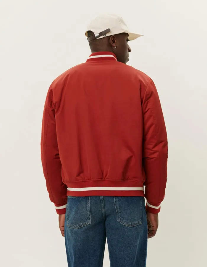 Men Les Deux JacketsCoats Les Deux Tech Varsity Jacket 8211 Bossa Nova