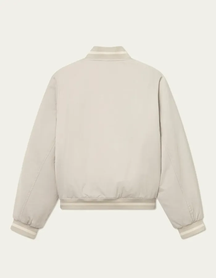 Men Les Deux JacketsCoats Les Deux Tech Varsity Jacket 8211 Light Sand