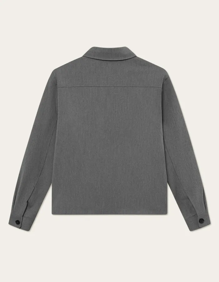 Men Les Deux JacketsCoats Marseille Hybrid Jacket 8211 Grey Melange