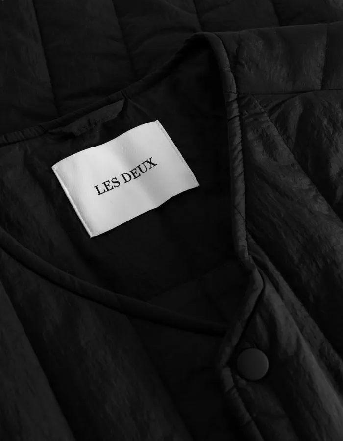 Men Les Deux JacketsCoats Martin Vest 8211 BlackBlack
