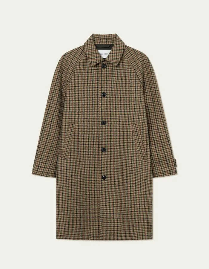 Men Les Deux JacketsCoats Michael Houndstooth Wool Coat 30 8211 Warm SandBlack Men Les Deux JacketsCoats Michael Houndstooth Wool Coat 30 8211 Warm SandBlack