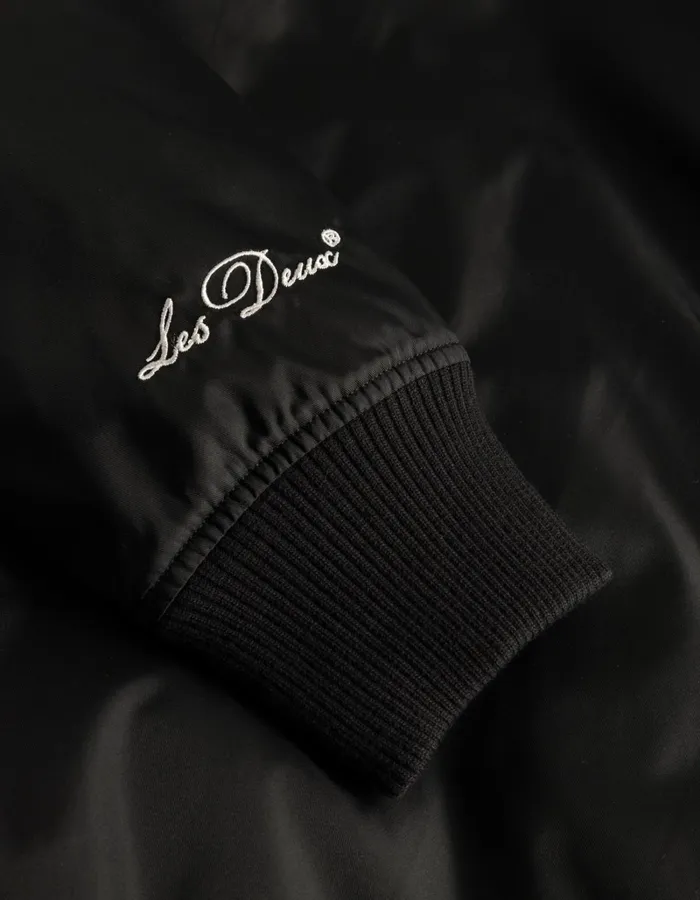 Men Les Deux JacketsCoats Neo Varsity Bomber Jacket 8211 BlackBlack