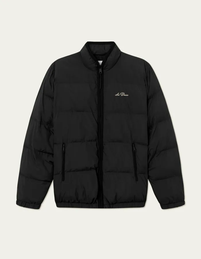 Men Les Deux JacketsCoats Newport Padded Jacket 8211 BlackBlack