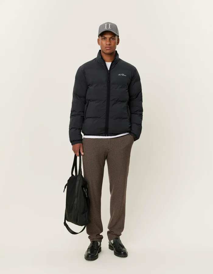Men Les Deux JacketsCoats Newport Padded Jacket 8211 BlackBlack