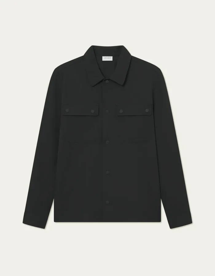 Men Les Deux JacketsCoats Sebastian Tech Jacket 8211 BlackBlack