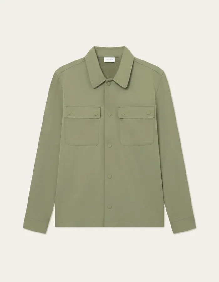 Men Les Deux JacketsCoats Sebastian Tech Jacket 8211 Lichen Green