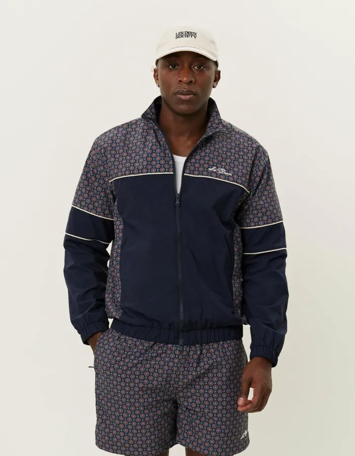 Men Les Deux JacketsCoats Smith Track Jacket 8211 Dark Navy
