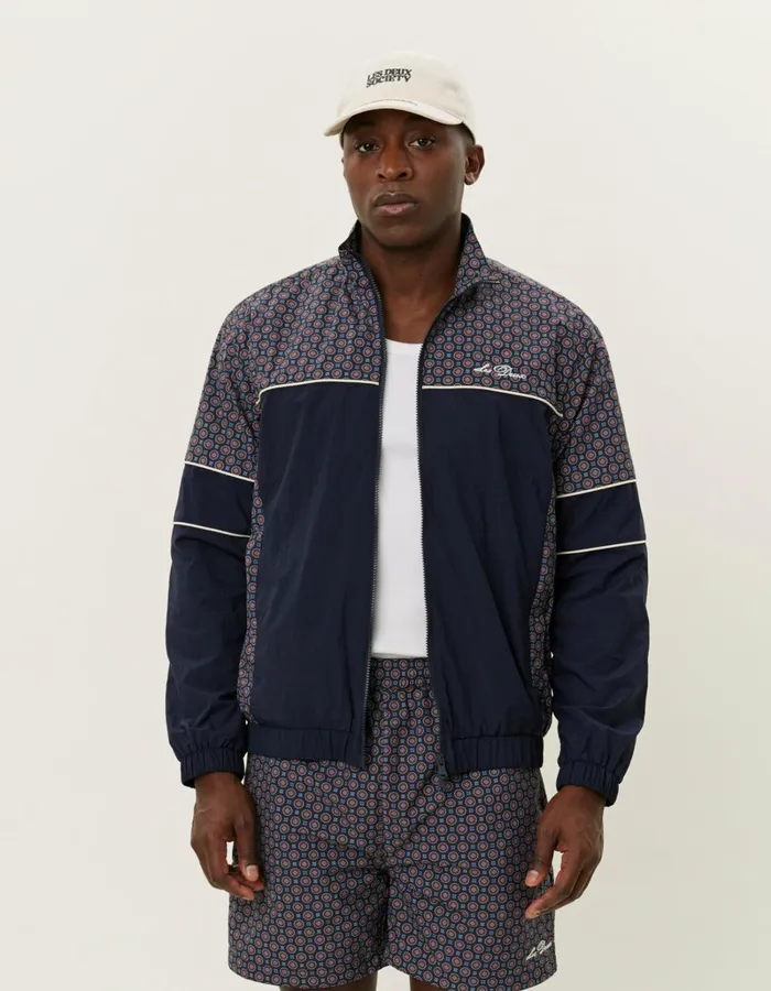Men Les Deux JacketsCoats Smith Track Jacket 8211 Dark Navy