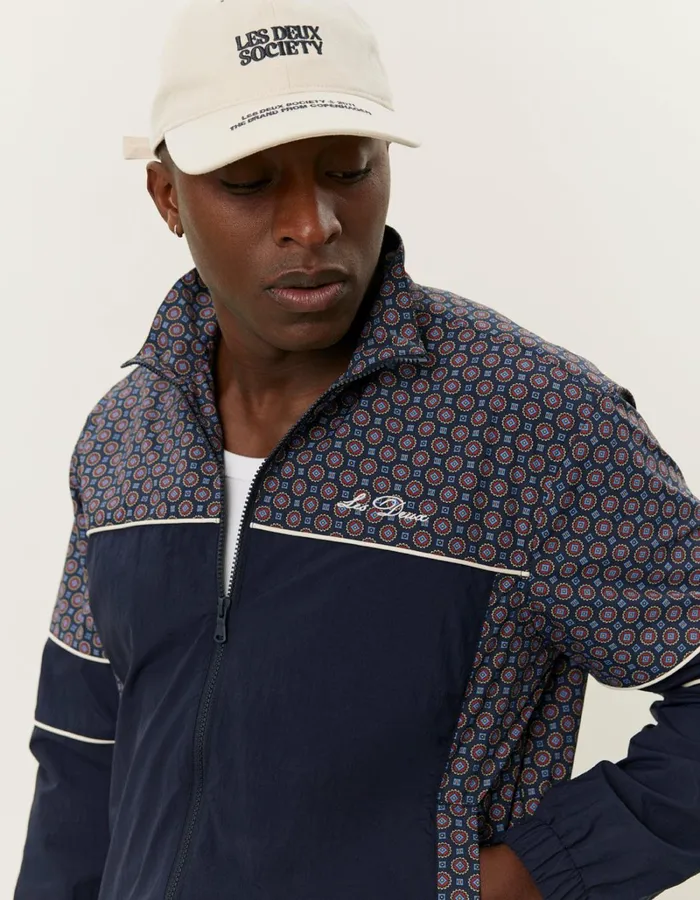 Men Les Deux JacketsCoats Smith Track Jacket 8211 Dark Navy