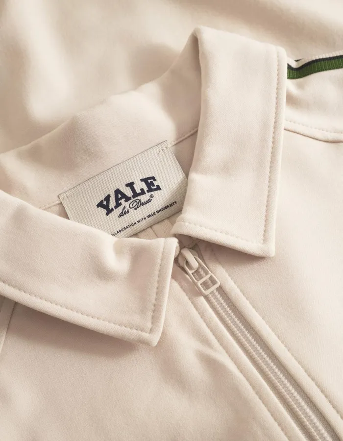 Men Les Deux JacketsCoats Yale Bulldog Track Jacket 8211 IvoryDuffel Bag Green