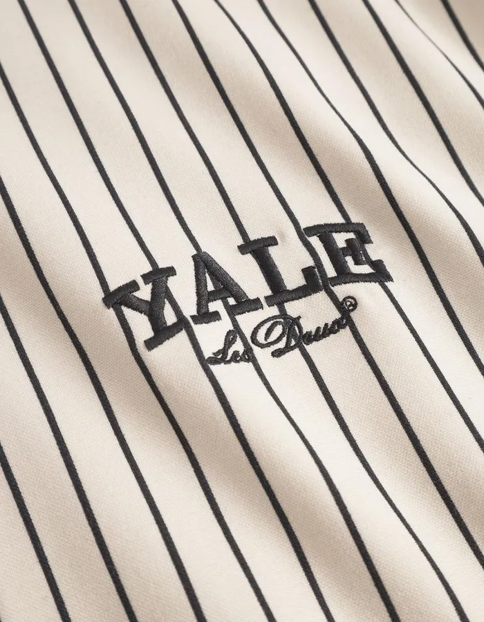 Men Les Deux JacketsCoats Yale Track Jacket 8211 IvoryBlack