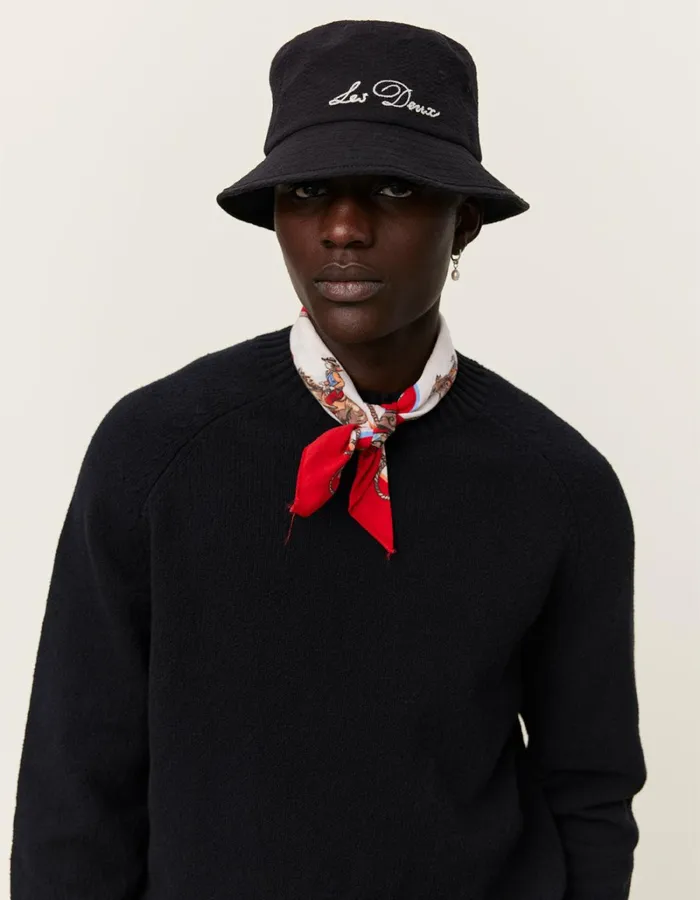 Men Les Deux Knitwear Brad Roundneck Knit 8211 BlackBlack