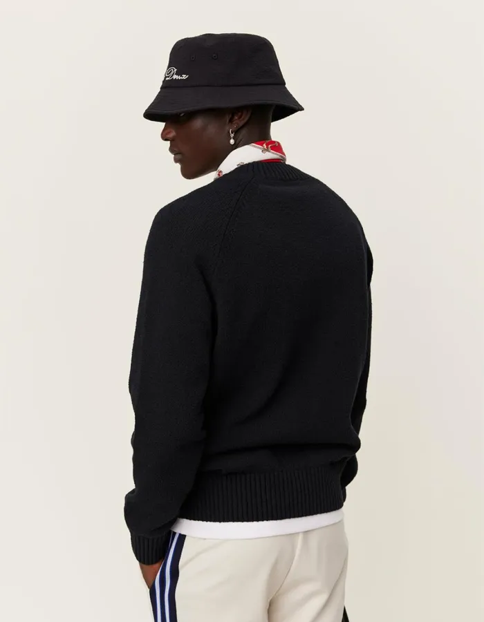 Men Les Deux Knitwear Brad Roundneck Knit 8211 BlackBlack