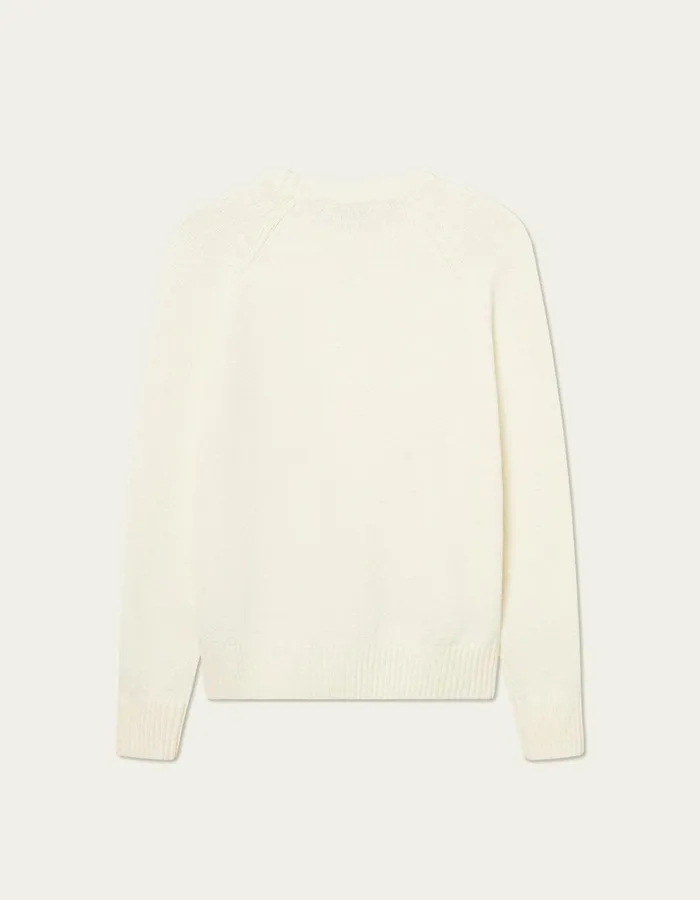 Men Les Deux Knitwear Brad Roundneck Knit 8211 Ivory
