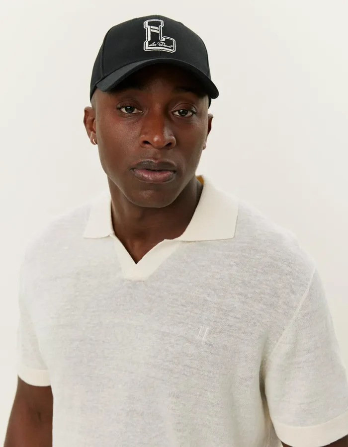 Men Les Deux Knitwear Emmanuel Polo Knit 8211 Ivory
