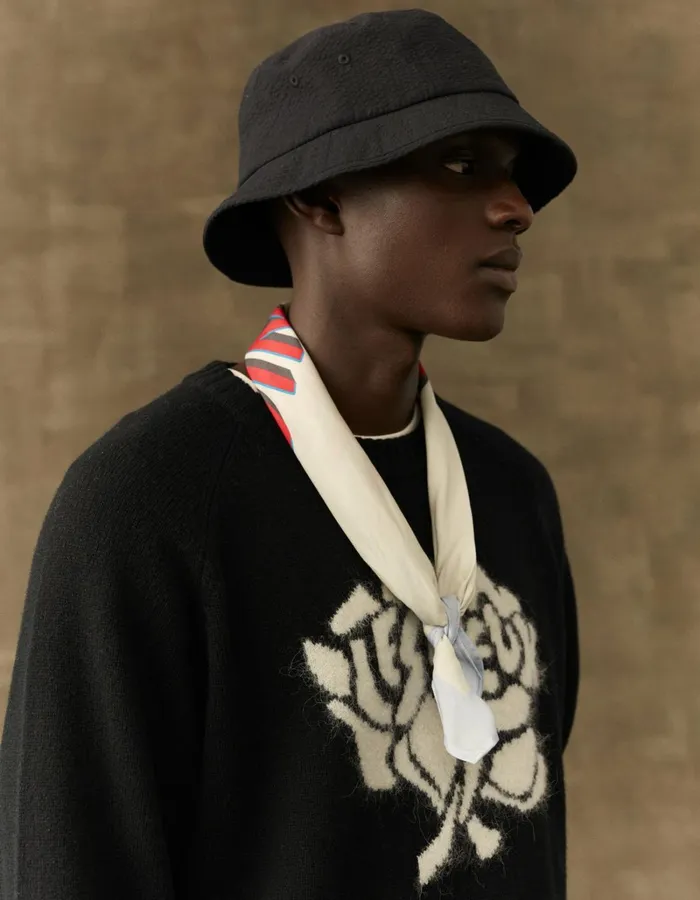 Men Les Deux Knitwear Felipe Knit 8211 BlackIvory
