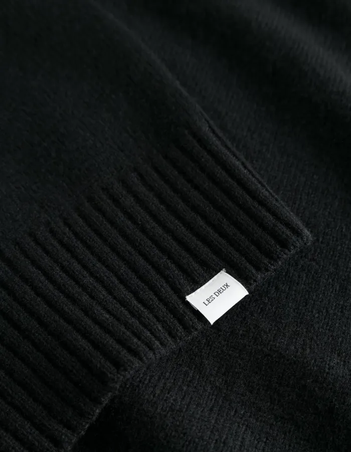 Men Les Deux Knitwear Felipe Knit 8211 BlackIvory