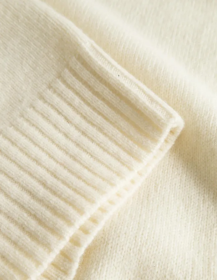 Men Les Deux Knitwear Felipe Knit 8211 IvoryLight Desert Sand