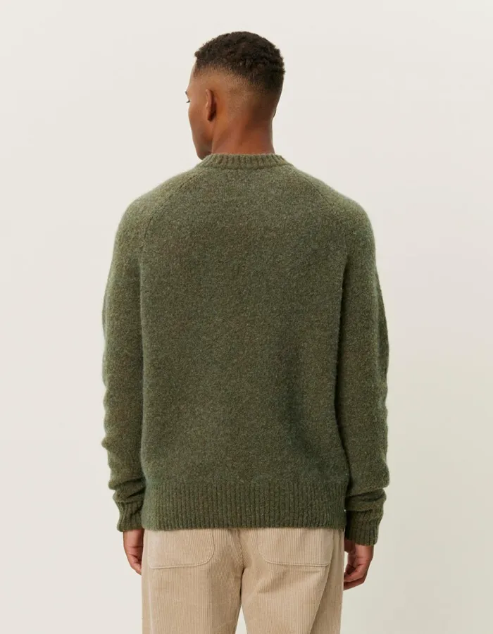 Men Les Deux Knitwear Gilbert Roundneck Knit 8211 Bungee Cord Melange