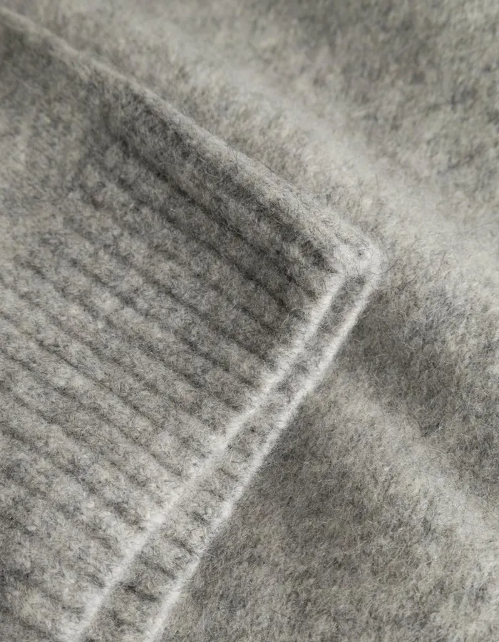 Men Les Deux Knitwear Gilbert Roundneck Knit 8211 Light Grey Melange