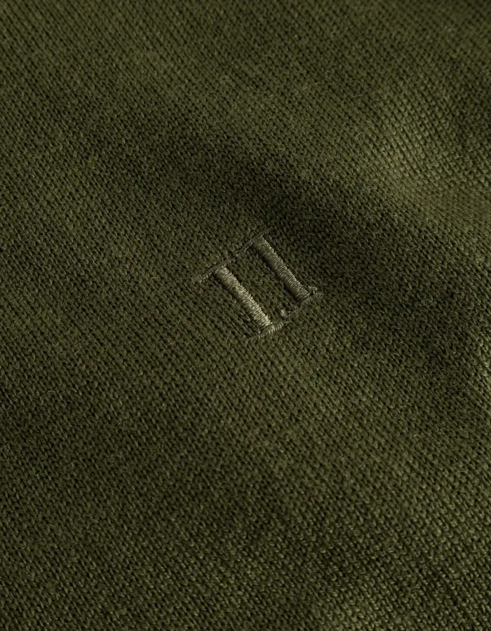 Men Les Deux Knitwear Greyson Rollneck Merino Knit 8211 Chive Green