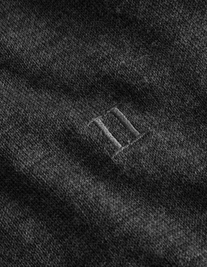 Men Les Deux Knitwear Greyson Rollneck Merino Knit 8211 Dark Grey Melange