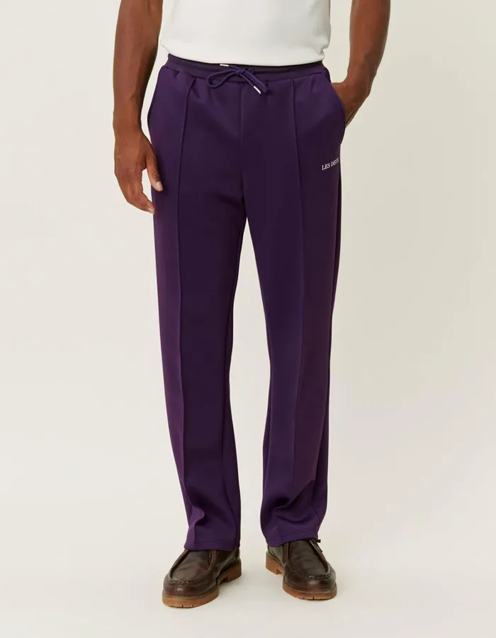 Men Les Deux Pants Ballier Casual Track Pants 8211 Blackberry