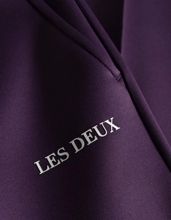 Men Les Deux Pants Ballier Casual Track Pants 8211 Blackberry