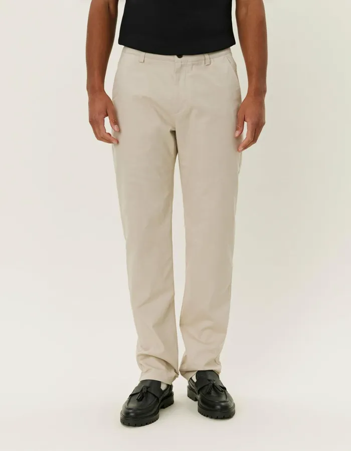 Men Les Deux Pants Como Cotton Chino 8211 Light Sand