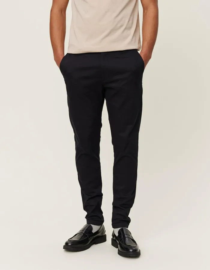 Men Les Deux Pants Como Cotton Suit Pants 8211 BlackBlack
