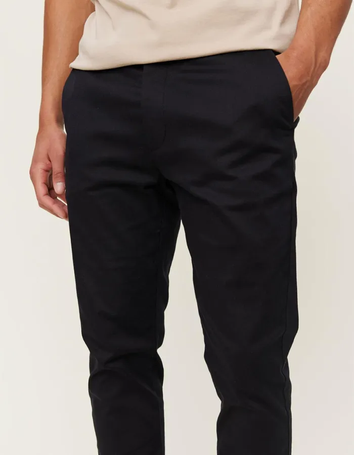 Men Les Deux Pants Como Cotton Suit Pants 8211 BlackBlack