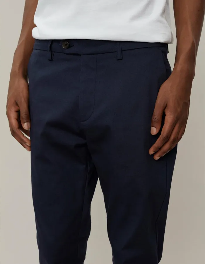 Men Les Deux Pants Como Cotton Suit Pants 8211 Dark Navy