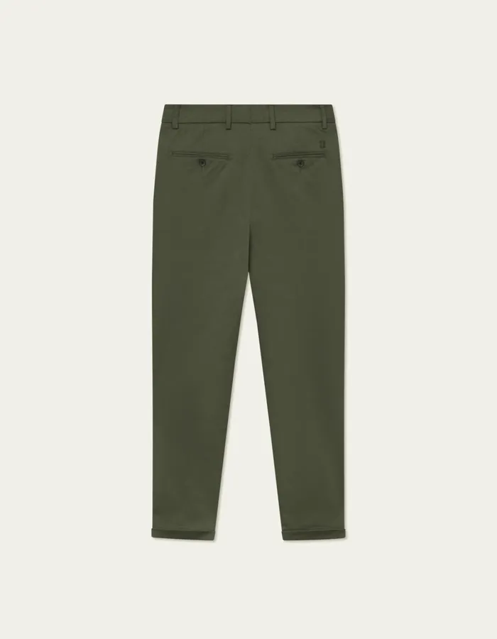 Men Les Deux Pants Como Cotton Suit Pants 8211 Olive Night