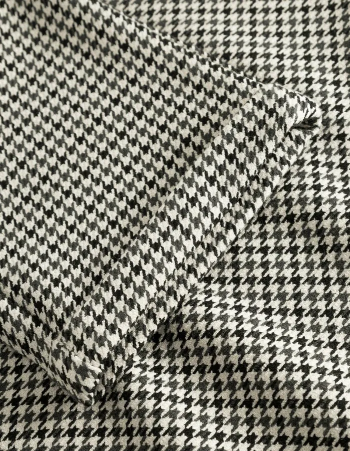 Men Les Deux Pants Como Houndstooth Suit Pants 8211 Light Desert SandBlack