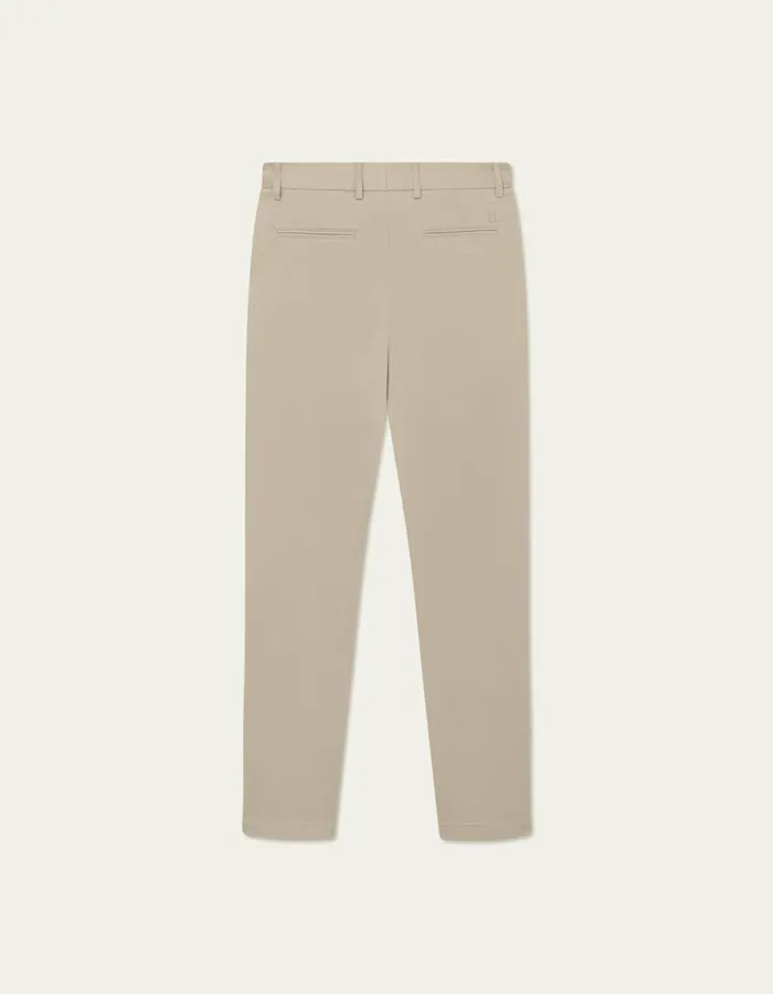 Men Les Deux Pants Como Reg Cotton Suit Pants 8211 Dark Sand