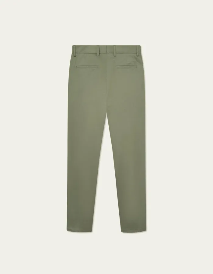 Men Les Deux Pants Como Reg Cotton Suit Pants 8211 Lichen Green