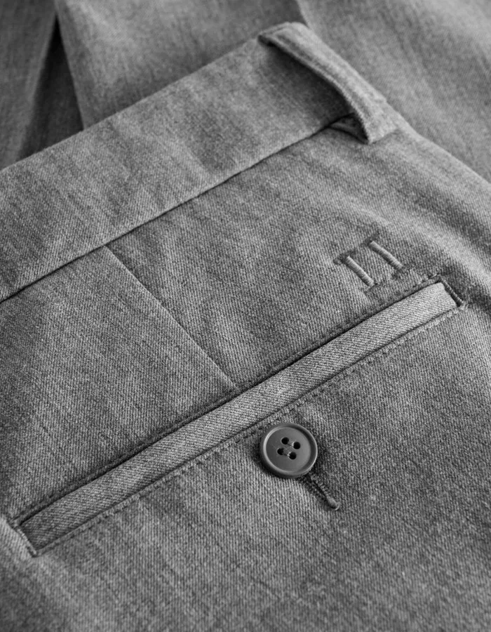 Men Les Deux Pants Como Reg Suit Pants 8211 Grey Melange