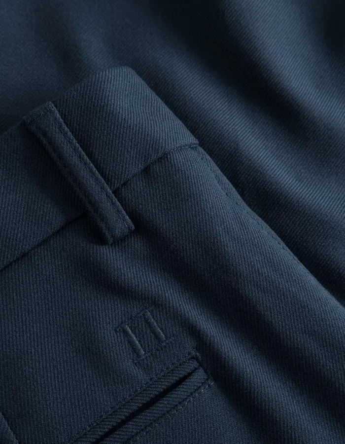 Men Les Deux Pants Como Reg Suit Pants 8211 Seasonal 8211 Dark Indigo