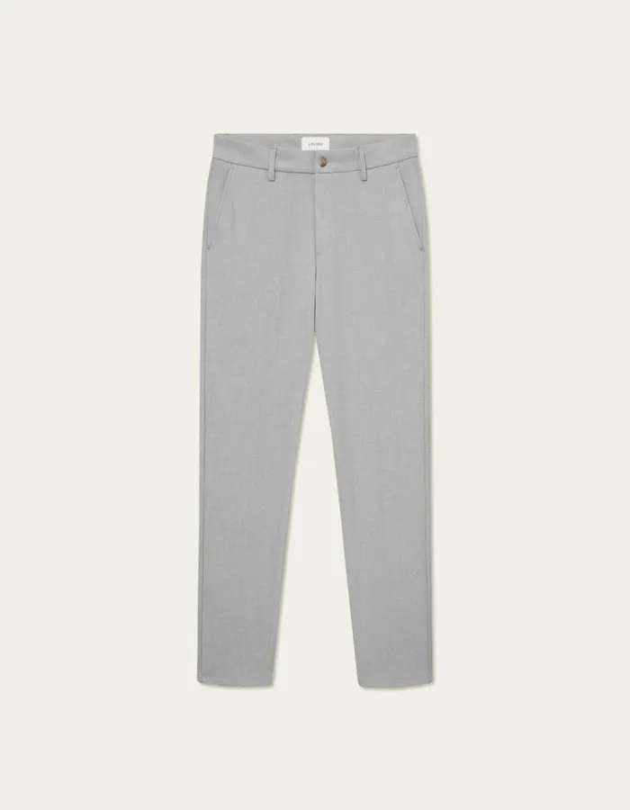Men Les Deux Pants Como Reg Suit Pants 8211 Seasonal 8211 Light Grey Melange