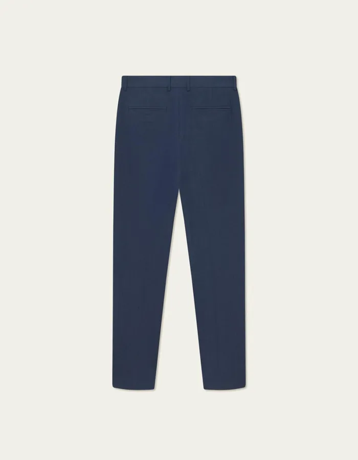 Men Les Deux Pants Como Reg Texture Suit Pants 8211 Dark Navy
